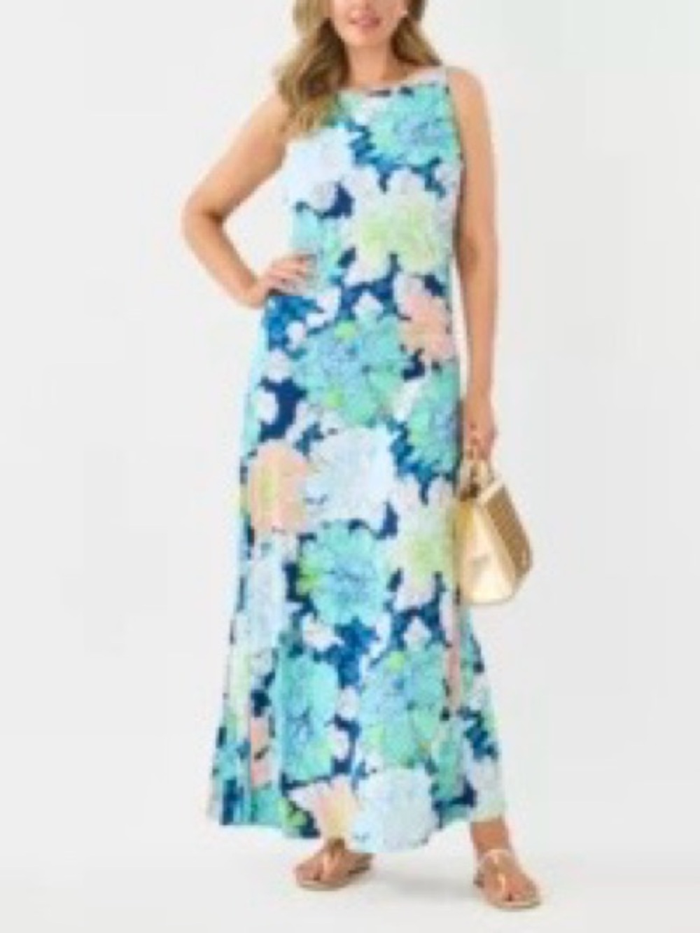 Lily Pulitzer. Carolita maxi dress. Sleeveless Floral Maxi Dress . Suze 12 new